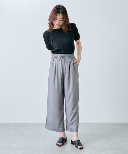 Jayro(ジャイロ)の「デニムライクワイドパンツ(その他パンツ・レディース・グレー/ブルー系その他4・38)」の6枚目の写真