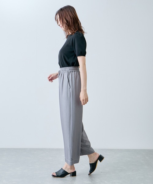 Jayro(ジャイロ)の「デニムライクワイドパンツ(その他パンツ・レディース・グレー/ブルー系その他4・38)」の7枚目の写真