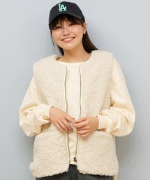 BILLABONG（ビラボン）の「BILLABONG/ビラボン FUR BOA VEST ベスト BF014-752（ベスト・レディース）」