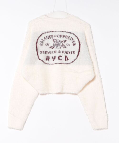 RVCA（ルーカ）の「RVCA/ルーカ セーター BF044-652（ニット/セーター・レディース・オフホワイト/サンドベージュ/ブラック・M）」の4枚目の写真
