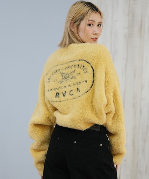 RVCA（ルーカ）の「RVCA/ルーカ セーター BF044-652（ニット/セーター・レディース・オフホワイト/サンドベージュ/ブラック・M）」の3枚目の写真