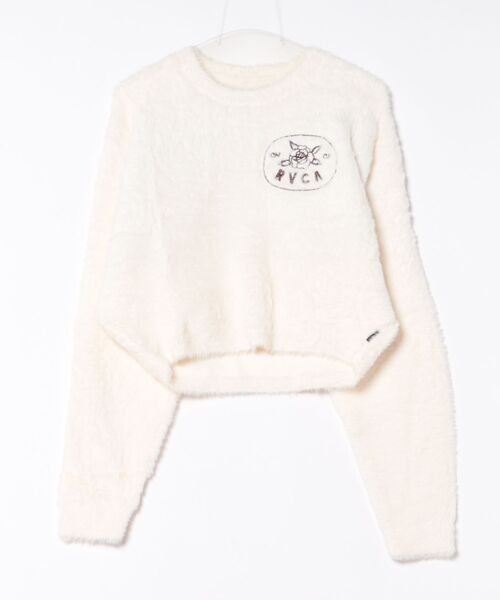 RVCA（ルーカ）の「RVCA/ルーカ セーター BF044-652（ニット/セーター・レディース・オフホワイト/サンドベージュ/ブラック・M）」の20枚目の写真