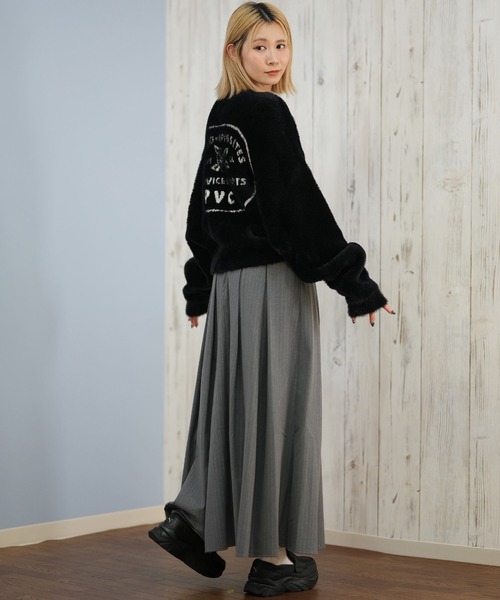 RVCA（ルーカ）の「RVCA/ルーカ セーター BF044-652（ニット/セーター・レディース・オフホワイト/サンドベージュ/ブラック・M）」の14枚目の写真