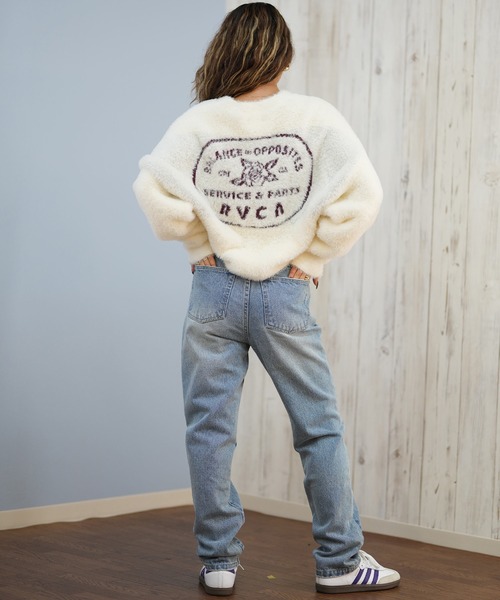 RVCA（ルーカ）の「RVCA/ルーカ セーター BF044-652（ニット/セーター・レディース・オフホワイト/サンドベージュ/ブラック・M）」の8枚目の写真