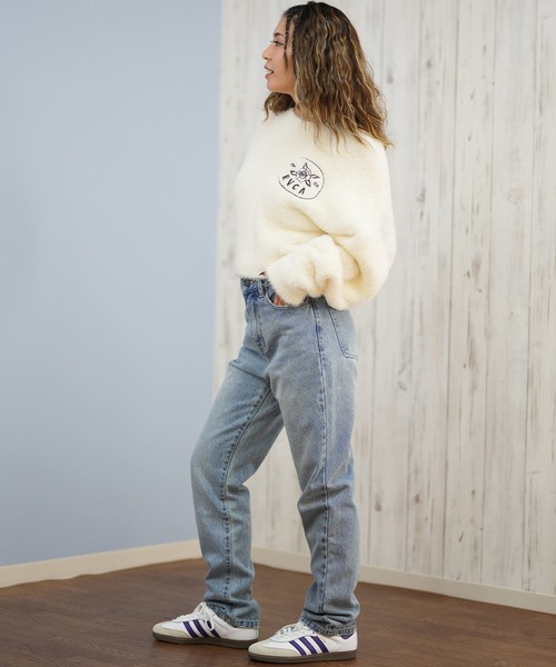 RVCA（ルーカ）の「RVCA/ルーカ セーター BF044-652（ニット/セーター・レディース・オフホワイト/サンドベージュ/ブラック・M）」の9枚目の写真