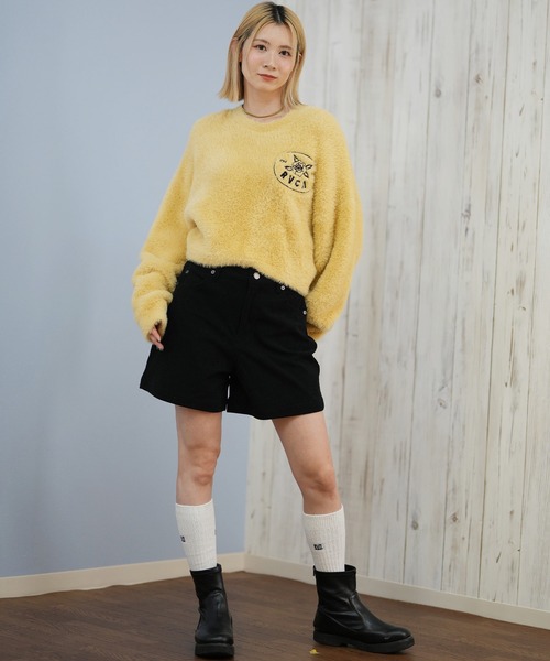 RVCA（ルーカ）の「RVCA/ルーカ セーター BF044-652（ニット/セーター・レディース・オフホワイト/サンドベージュ/ブラック・M）」の17枚目の写真