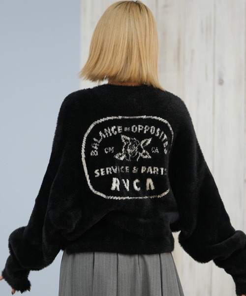 RVCA（ルーカ）の「RVCA/ルーカ セーター BF044-652（ニット/セーター・レディース・オフホワイト/サンドベージュ/ブラック・M）」の11枚目の写真