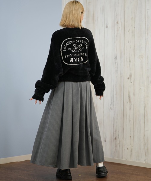 RVCA（ルーカ）の「RVCA/ルーカ セーター BF044-652（ニット/セーター・レディース・オフホワイト/サンドベージュ/ブラック・M）」の13枚目の写真