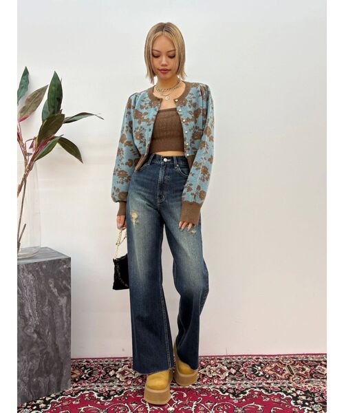 EVRIS(エヴリス)の「フェイクファープラットフォームスリッポン(スリッポン・レディース・ベージュ/ブラック・SMALL/MEDIUM/LARGE)」の7枚目の写真