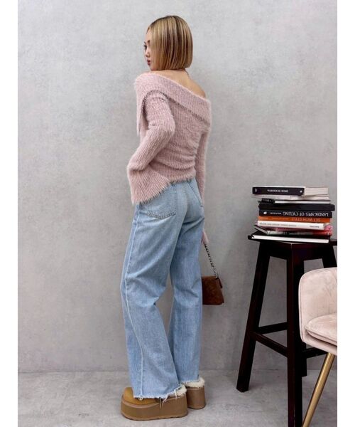 EVRIS(エヴリス)の「フェイクファープラットフォームスリッポン(スリッポン・レディース・ベージュ/ブラック・SMALL/MEDIUM/LARGE)」の10枚目の写真