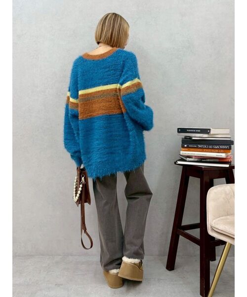 EVRIS(エヴリス)の「フェイクファープラットフォームスリッポン(スリッポン・レディース・ベージュ/ブラック・SMALL/MEDIUM/LARGE)」の12枚目の写真