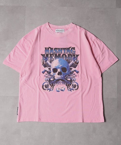 セール】【MEMORY】ヴィンテージ加工 ピグメント ロックTシャツ 