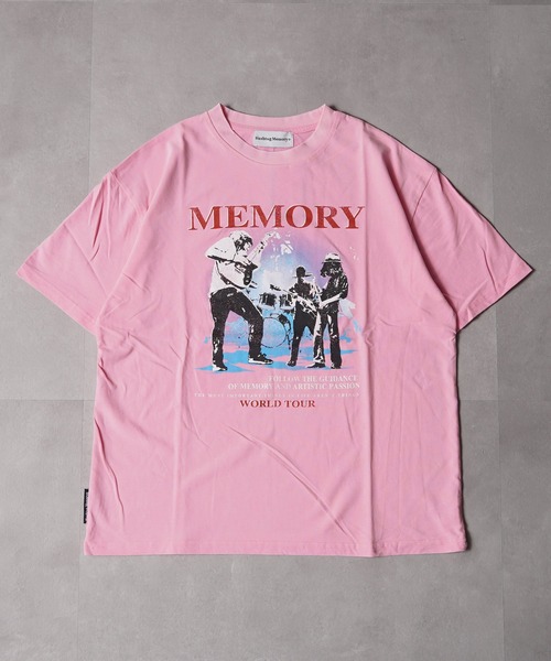 MEMORY】ヴィンテージ加工 ピグメント ロックTシャツ / Vintage
