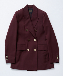 PLEATS PLEASE パープル テーラードジャケット Pleats Please Issey Miyake Jacket/3/Polyester/Purple/Plain