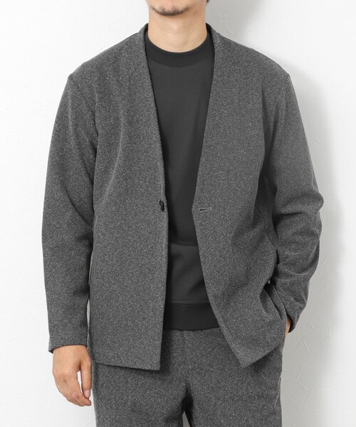 セール】《ビジカジ/セットアップ対応》【尾州】先染めウォッシャブル