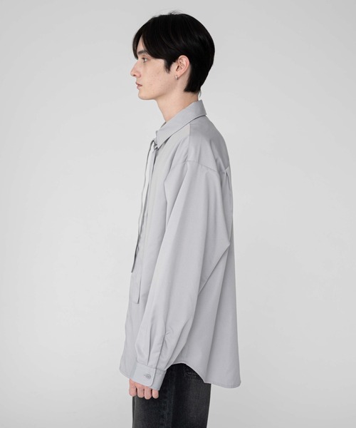 BROWNY（ブラウニー）の「BROWNY/TRボウタイシャツ（シャツ/ブラウス・メンズ・グレー/ホワイト・MEDIUM/LARGE）」の14枚目の写真