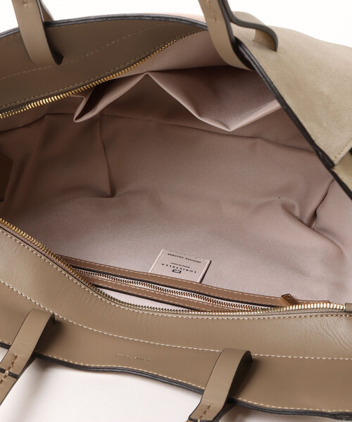 LORISTELLA(ロリステッラ)の「【LORISTELLA】レザーコンビトートバッグ(Q56469)(トートバッグ・レディース・グレー系その他/ブラウン系その他・ALL)」の5枚目の写真