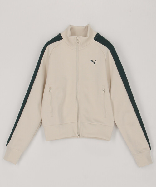 FREAK'S STORE(フリークスストア)の「PUMA/プーマ ウィメンズ T7 オールウェイズ オン ショート トラック ジャケット / 631965(ジャージ・レディース・ベージュ/ブラック/ワインレッド・SMALL/MEDIUM)」の2枚目の写真