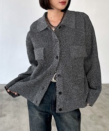 PAGEBOY | メランジニットブルゾン(ブルゾン)