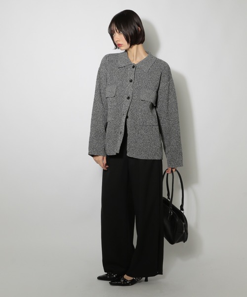 moeページ セール】《UNISEX》ソフトスウェードブルゾン（ブルゾン