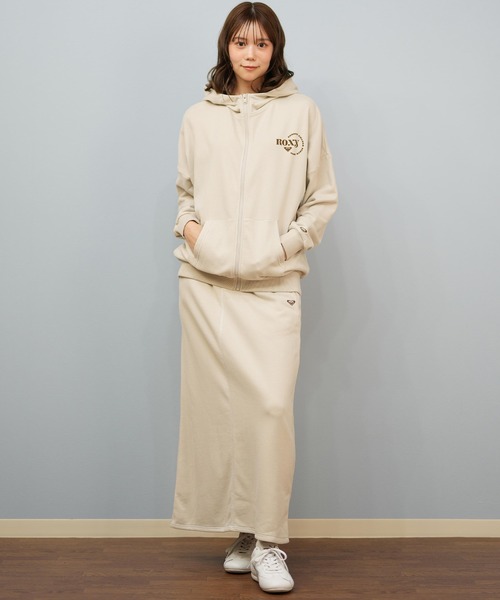 ROXY（ロキシー）の「ROXY/ロキシー ジップアップパーカー セットアップ対応 RZP254029（パーカー・レディース・ブラウン/アイボリー/ブラック・M/L）」の6枚目の写真