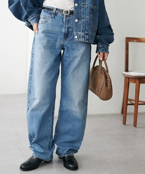 LEVI'S/リーバイス BAGGY DAD BARREL 27 ブルー LEVIS BAGGY DAD