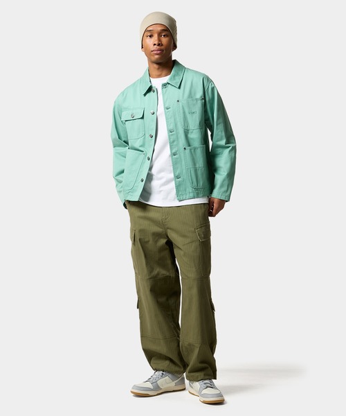 STRETCH LOGO CHORE SHACKET（その他アウター）｜HUF（ハフ）の