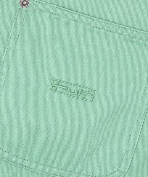 STRETCH LOGO CHORE SHACKET（その他アウター）｜HUF（ハフ）の