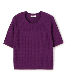 MACPHEE - MACPHEE マカフィー 半袖ニット 23AW サンプル品 ニット サイズ:S  マルチカラー  レディース 　240001148379 MACPHEE - MACPHEE マカフィー 半袖ニット 23AW サンプル品