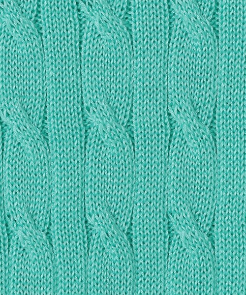 MACPHEE（マカフィー）の「ギザケーブル ハーフスリーブプルオーバー（ニット/セーター・レディース・ブラック系その他/パープル/ネイビー/イエロー/レッド/ホワイト・S）」の14枚目の写真