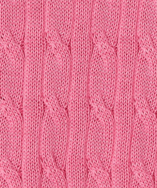 MACPHEE（マカフィー）の「ギザケーブル ハーフスリーブプルオーバー（ニット/セーター・レディース・ブラック系その他/パープル/ネイビー/イエロー/レッド/ホワイト・S）」の17枚目の写真