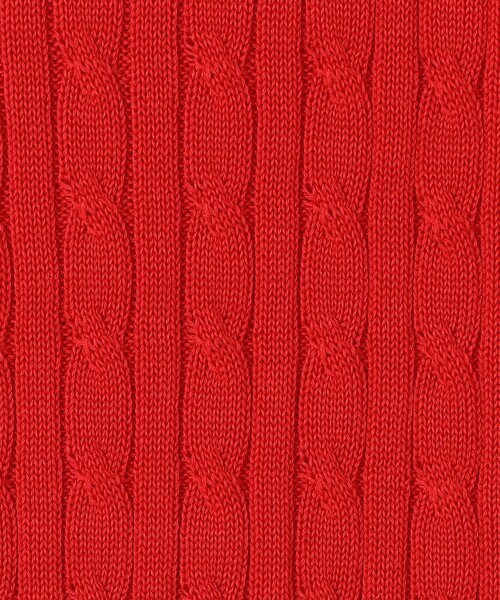 MACPHEE（マカフィー）の「ギザケーブル ハーフスリーブプルオーバー（ニット/セーター・レディース・ブラック系その他/パープル/ネイビー/イエロー/レッド/ホワイト・S）」の18枚目の写真