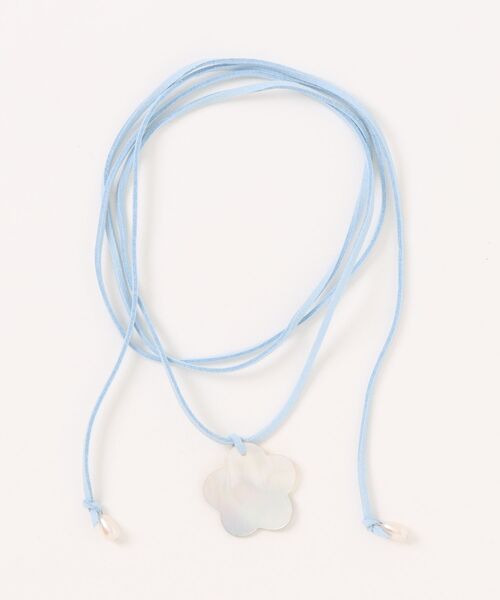 tone(トーン)の「【mamo】フラワーシェルチョーカー(MA)(チョーカー・レディース・ブルー・FREE)」の5枚目の写真