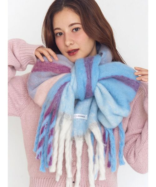 CALNAMUR（カルナムール）の「チェック柄大判マフラー（マフラー・レディース・その他/その他1/その他2・FREE）」の10枚目の写真