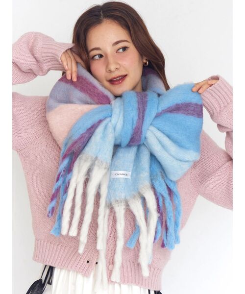 CALNAMUR（カルナムール）の「チェック柄大判マフラー（マフラー・レディース・その他/その他1/その他2・FREE）」の11枚目の写真