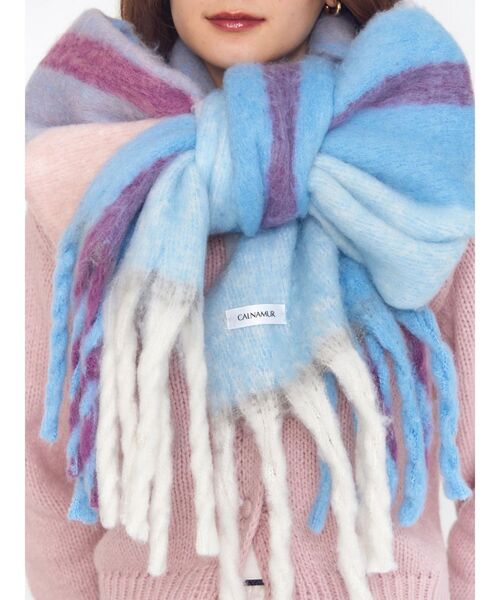 CALNAMUR（カルナムール）の「チェック柄大判マフラー（マフラー・レディース・その他/その他1/その他2・FREE）」の18枚目の写真