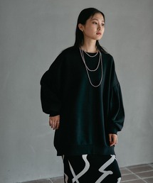 LEPSIM | 袖タックボリュームチュニック　598255(スウェット)