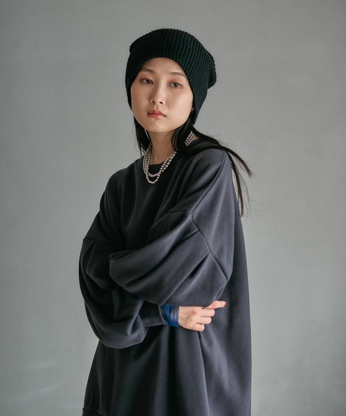 セール】袖タックボリュームチュニック 598255（スウェット）｜LEPSIM