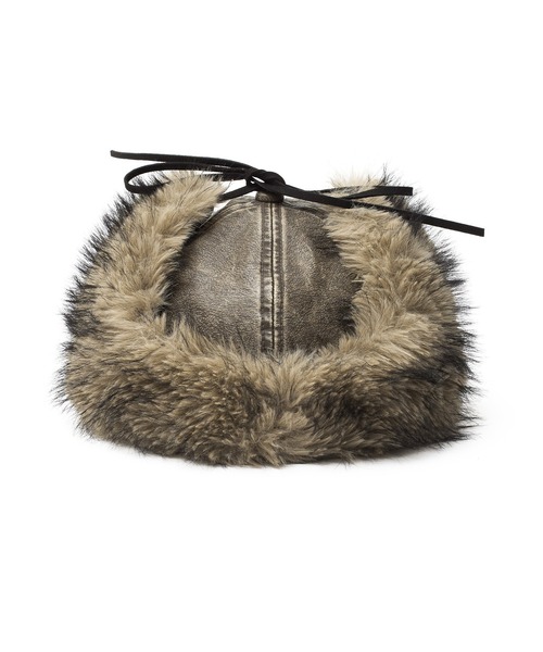 X-girl（エックスガール）の「EMBOSSED LOGO PATCH EARFLAP CAP（キャップ・レディース・ブラック/ブラウン・ONE SIZE）」の18枚目の写真