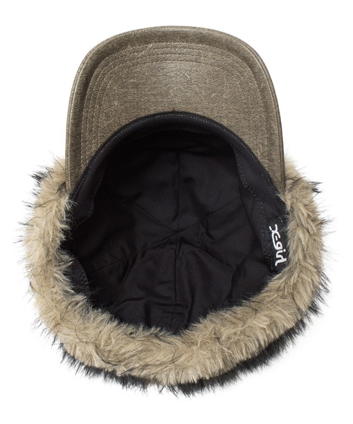 X-girl（エックスガール）の「EMBOSSED LOGO PATCH EARFLAP CAP（キャップ・レディース・ブラック/ブラウン・ONE SIZE）」の19枚目の写真