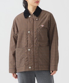 MEN'S NYLON TUSSAH WORK JACKET PLAID（ブルゾン）｜DANTON（ダントン