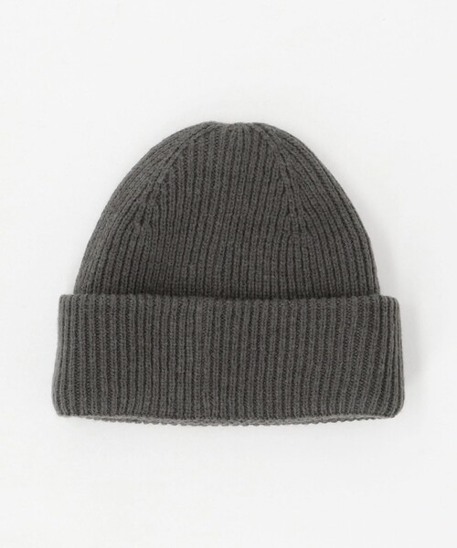 THE NORTH FACE（ザノースフェイス）の「＜THE NORTH FACE＞ショート リブ ビーニー ニット帽（ニットキャップ/ビーニー・メンズ・ブラック/ダークグレー・FREE）」の3枚目の写真