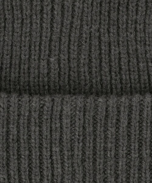 THE NORTH FACE（ザノースフェイス）の「＜THE NORTH FACE＞ショート リブ ビーニー ニット帽（ニットキャップ/ビーニー・メンズ・ブラック/ダークグレー・FREE）」の11枚目の写真