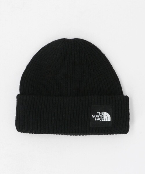 THE NORTH FACE（ザノースフェイス）の「＜THE NORTH FACE＞ショート リブ ビーニー ニット帽（ニットキャップ/ビーニー・メンズ・ブラック/ダークグレー・FREE）」の5枚目の写真