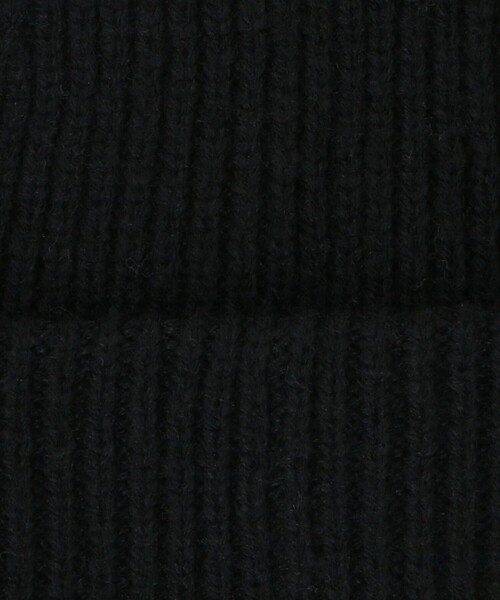 THE NORTH FACE（ザノースフェイス）の「＜THE NORTH FACE＞ショート リブ ビーニー ニット帽（ニットキャップ/ビーニー・メンズ・ブラック/ダークグレー・FREE）」の6枚目の写真