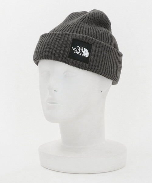 THE NORTH FACE（ザノースフェイス）の「＜THE NORTH FACE＞ショート リブ ビーニー ニット帽（ニットキャップ/ビーニー・メンズ・ブラック/ダークグレー・FREE）」の10枚目の写真