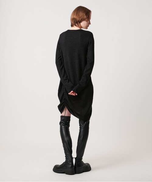 AEWEN MATOPH（イウエン マトフ）の「＜AEWEN MATOPH＞シャーリング ２WAYニットワンピース（ワンピース・レディース・ダークグレー/ダークブラウン・FREE）」の12枚目の写真