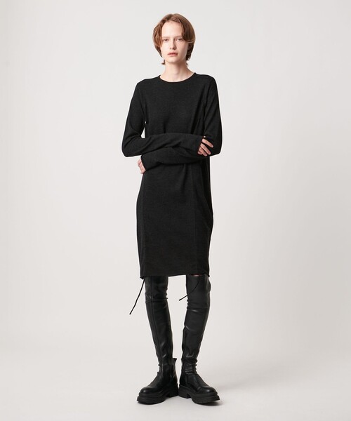 AEWEN MATOPH（イウエン マトフ）の「＜AEWEN MATOPH＞シャーリング ２WAYニットワンピース（ワンピース・レディース・ダークグレー/ダークブラウン・FREE）」の13枚目の写真