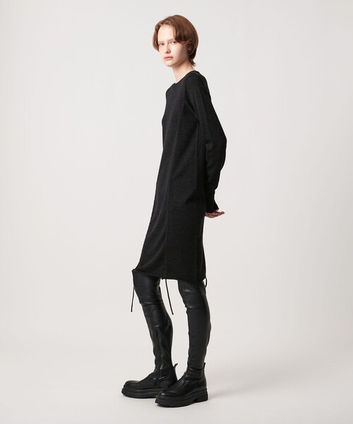 AEWEN MATOPH（イウエン マトフ）の「＜AEWEN MATOPH＞シャーリング ２WAYニットワンピース（ワンピース・レディース・ダークグレー/ダークブラウン・FREE）」の14枚目の写真