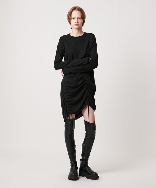 AEWEN MATOPH（イウエン マトフ）の「＜AEWEN MATOPH＞シャーリング ２WAYニットワンピース（ワンピース・レディース・ダークグレー/ダークブラウン・FREE）」の16枚目の写真